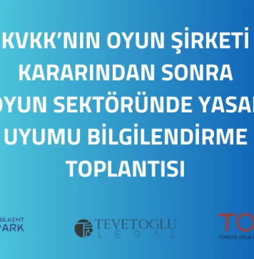 KVKK 'nın Oyun Sektöründe Yasal Uyumu Webinarı 2 Şubat'ta Gerçekleşiyor